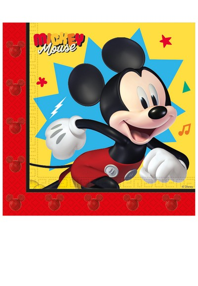 Servietten Micky Maus, 20 Stk.