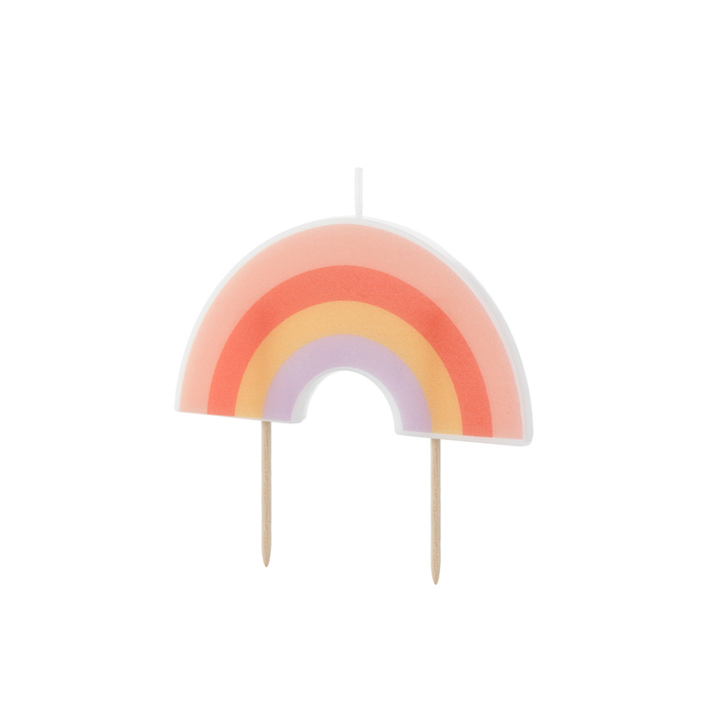 Kindergeburtstag-Geburtstagskerze-Regenbogen-1