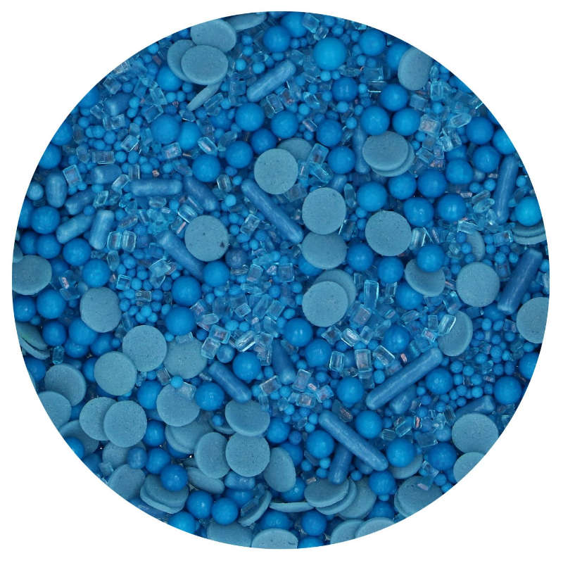 Kindergeburtstag-Funcakes-Zuckerstreusel-Medley-Blau-1