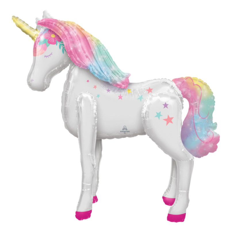 Folienballon Airwalker Einhorn