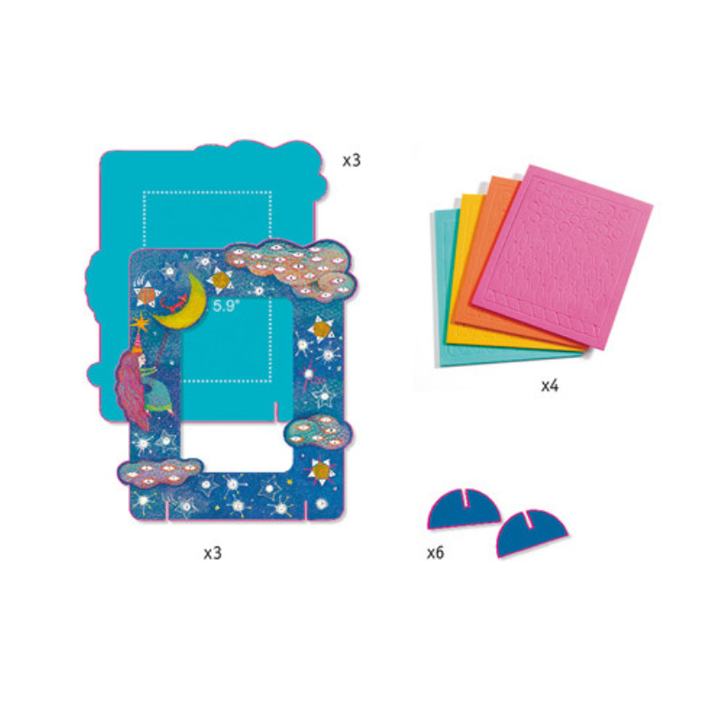 Kindergeburtstag-Djeco_Mosaik_Bilderrahmen_2