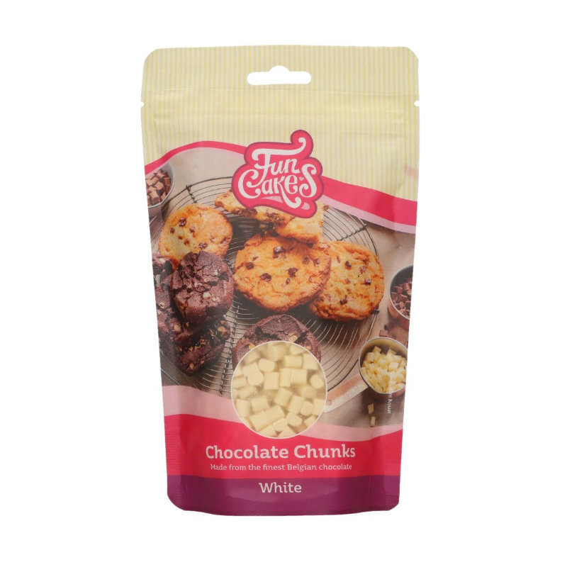Funcakes weisse Schokoladenwürfel
- Süsses für den Kindergeburtstag - Partyfood - Süssigkeiten für Party - junior-partyshop.ch