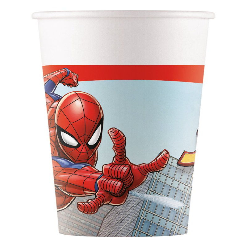 Kindergeburtstag-Partybecher_Spiderman_8_Stk