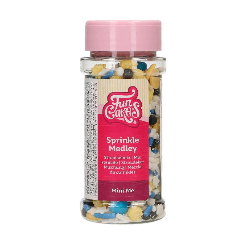 Funcakes Zuckerstreusel Medley Sprinkle, 65 g
- Tortendeko Kindergeburtstag - Backdekor - Dekoration für Torten - junior-partyshop.ch