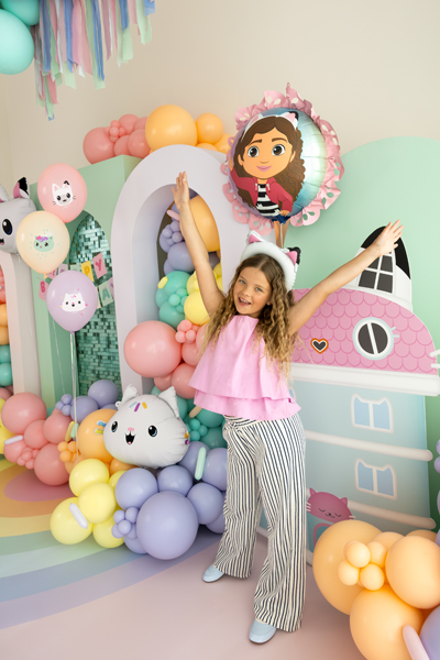 Kinder, Ballon-Arrangement, Party-Dekoration, Luftballons, Kleidung-Mädchen