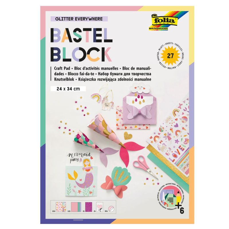 Bastelblock Meerjungfrau