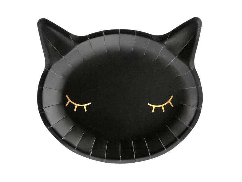 katzengabel, kuchenplatte, schwarz, katzenohren, dachstuhl-etikette