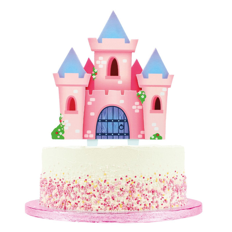 Kindergeburtstag-Cake_Topper_Prinzessinenschloss_1