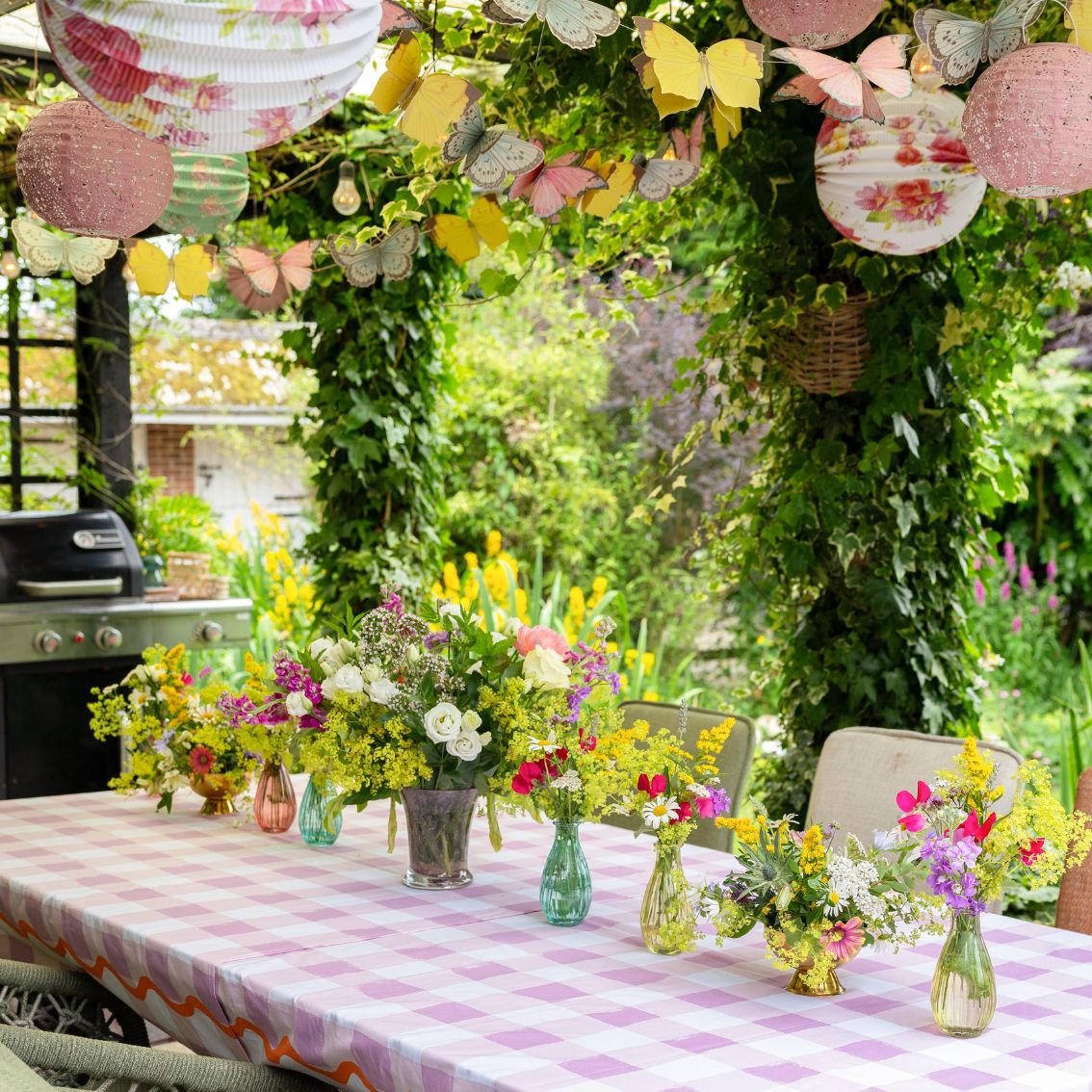 Leute, Innenarchitektur, Blumen-Arrangement, Garten, Dekoration für Zuhause
