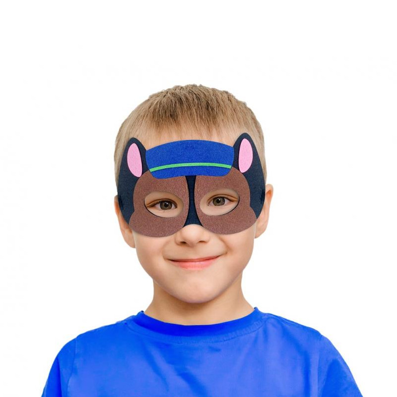 Kindergeburtstag-Filzmaske-Hundepolizist-2