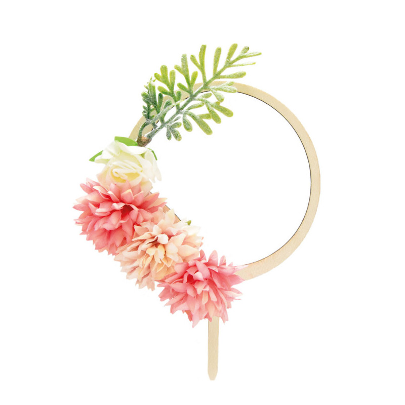 Kindergeburtstag-Cake-Topper-Blumen-1