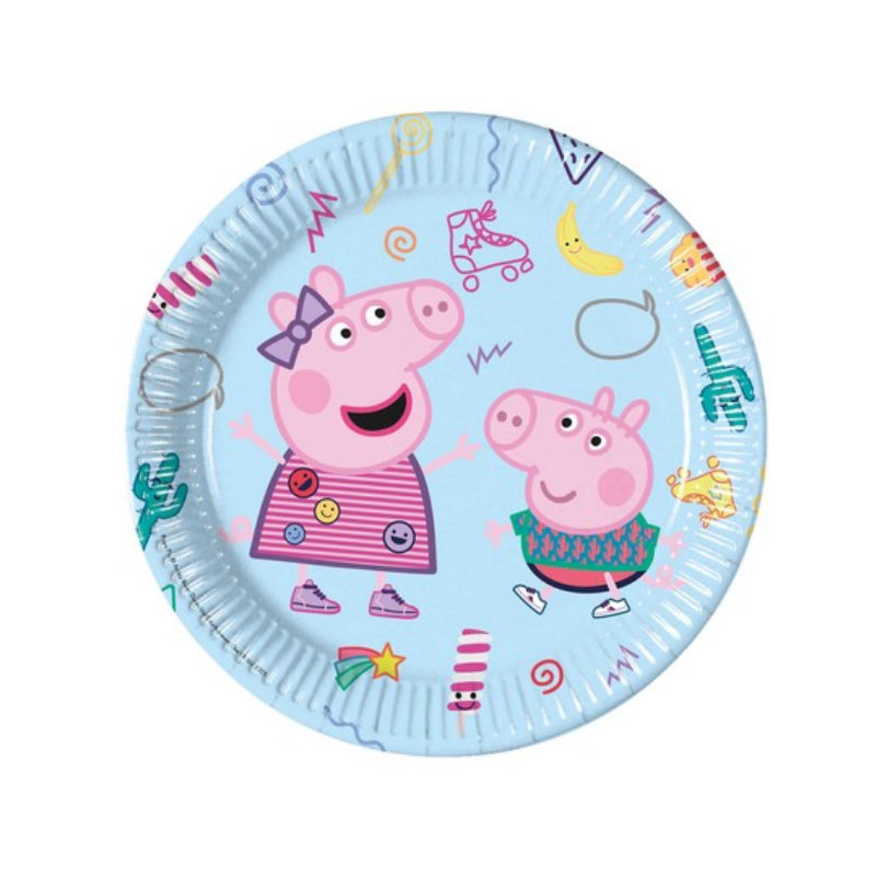 Kindergeburtstag-Partyteller-Peppa-Pig