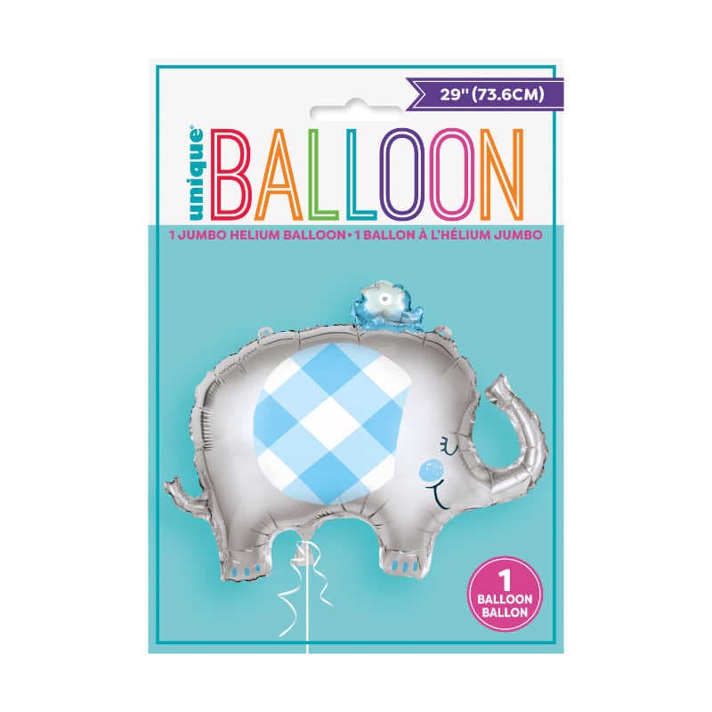 Folienballon Babyfant blau Elefant
- Geburtstags Party Luftballon - Deko Ballon Kindergeburtstag - junior-partyshop.ch