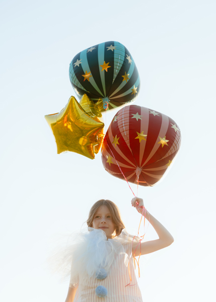 Ballon, Kind, Weiblich, Mädchen, Person