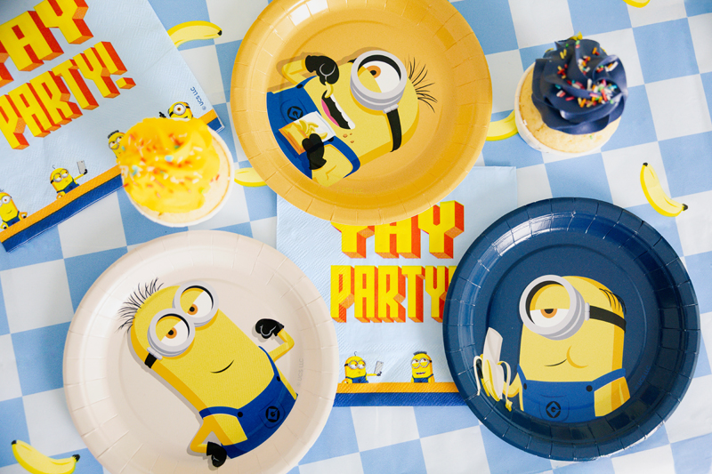 Minion, Papier Teller, Becher, Party Platte, Einweg Geschirr