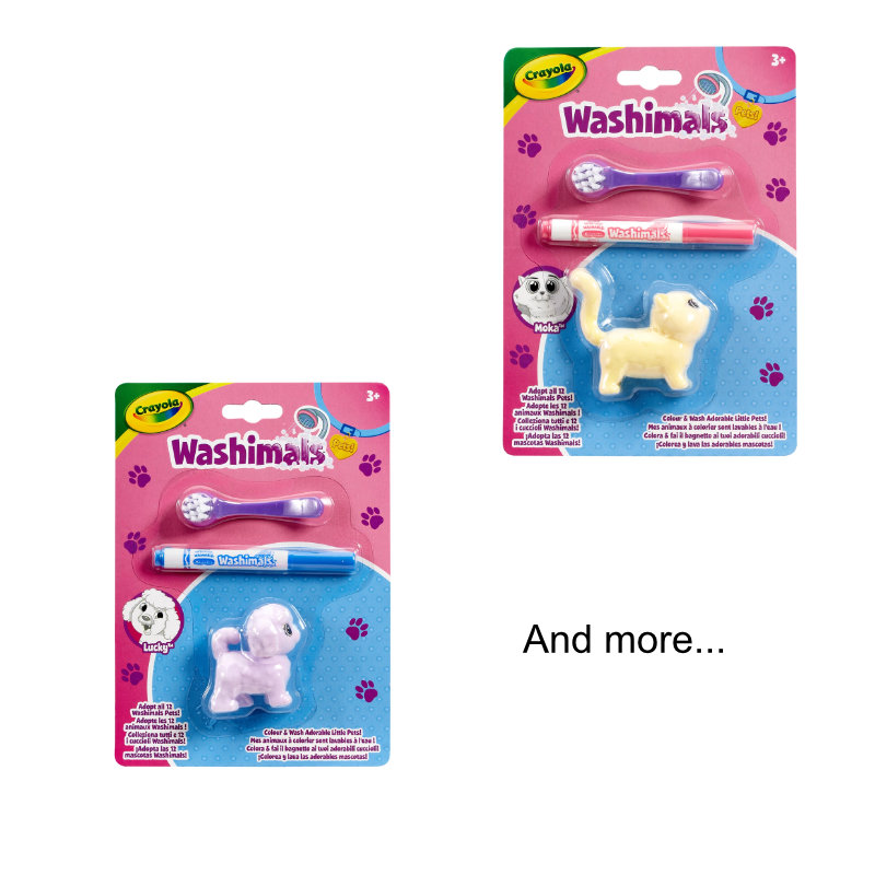 Kindergeburtstag-Washimals-Haustierset