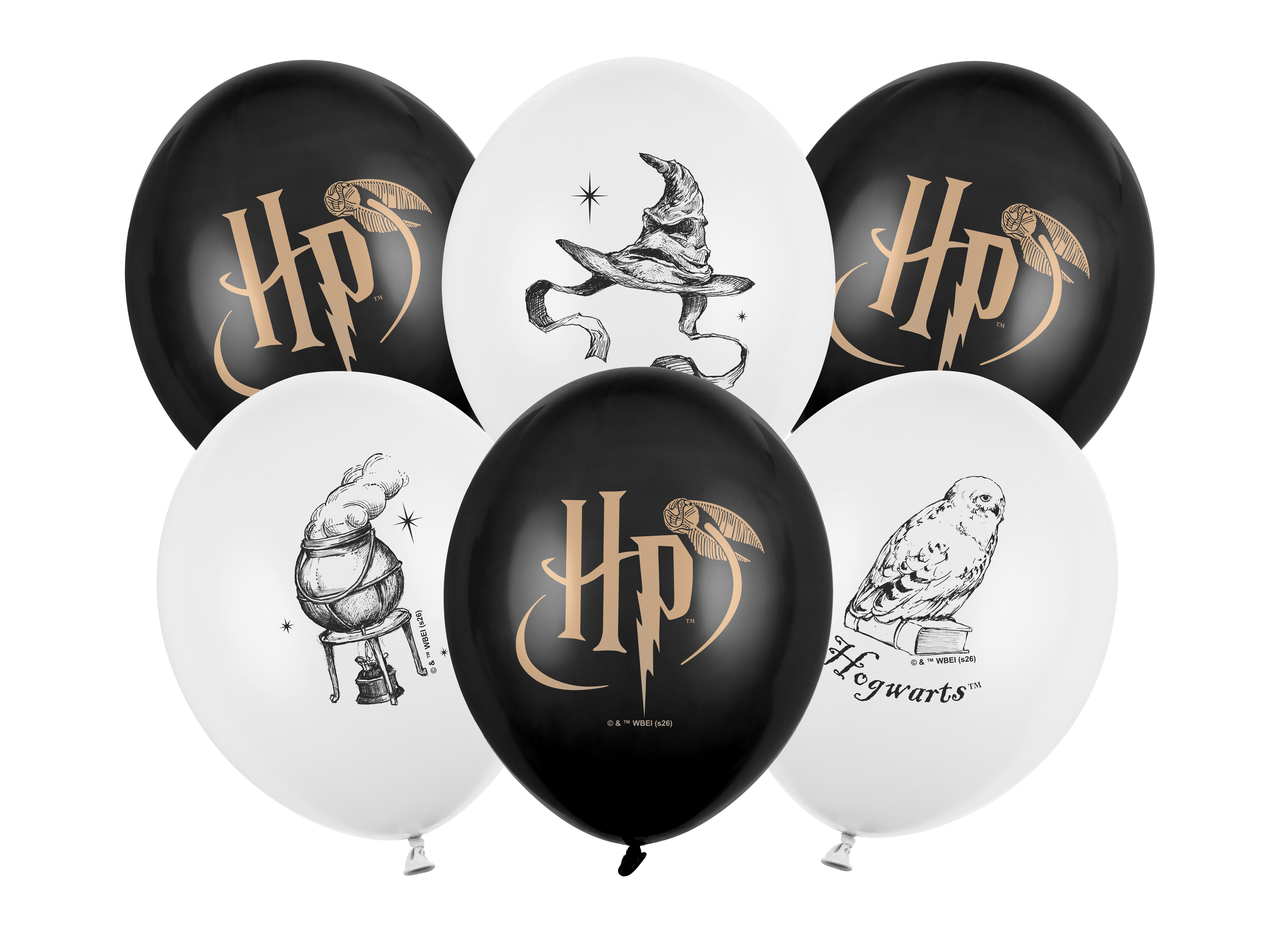 Luftballons Harry Potter, 6 Stk.