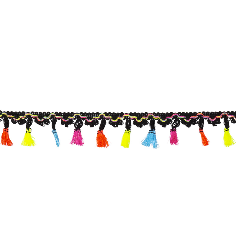 Tassel Girlande Neonfarbig