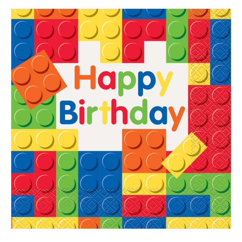 Kindergeburtstag-Servietten_Bausteine_16_Stk_2