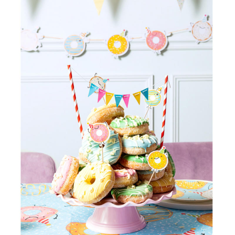 Kindergeburtstag-Cake_Topper_Donut_Party_1