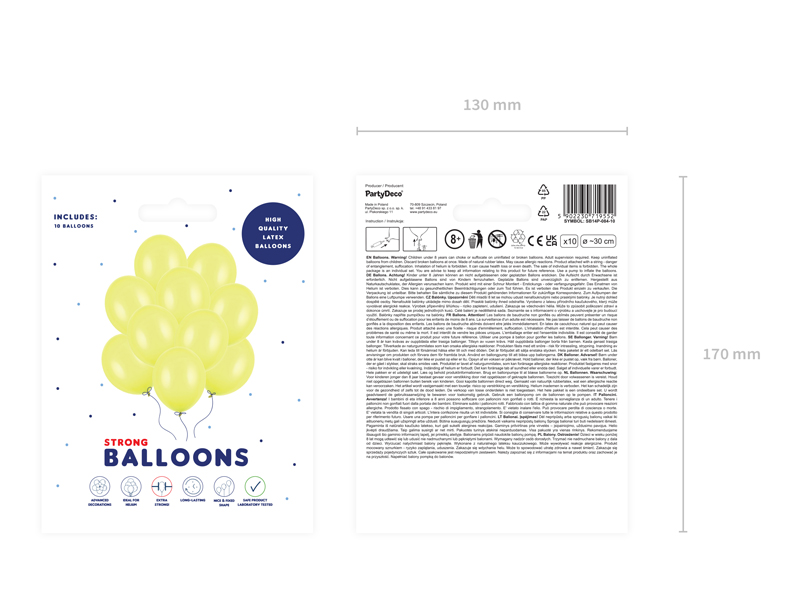 Balloon bouquet, Gelbe Ballons, Latexballon, Party-Dekoration, Kinderparty