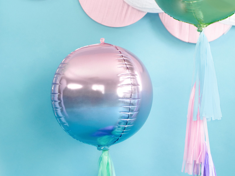 Ballon, Luftballon, Metallisch, Pastellfarben, Druckballon