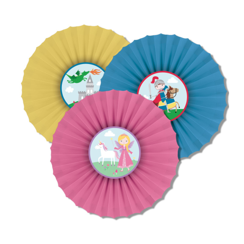 Kindergeburtstag-Deko-Facher-Ritter-Prinzessin-1