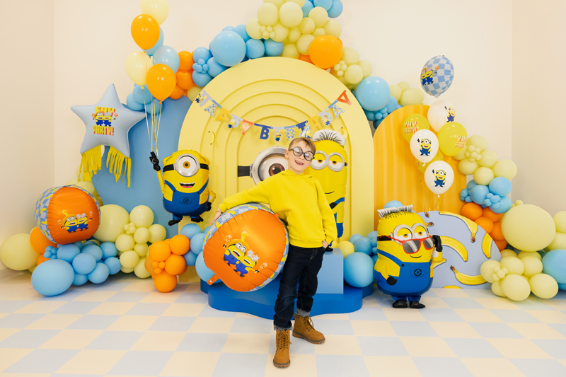 Minion, Ballon, Party, Kinder, Dekoration