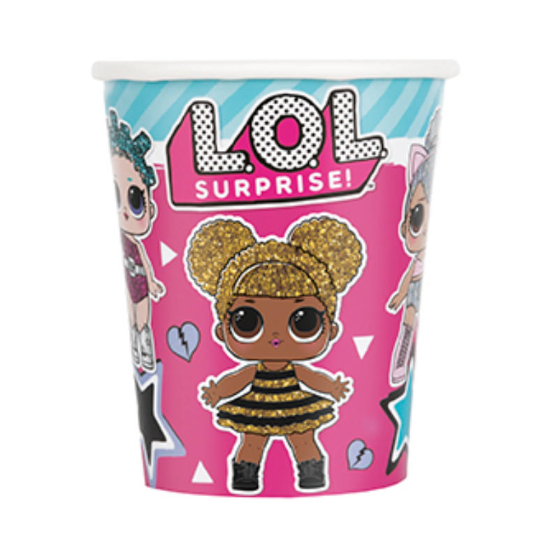 Kindergeburtstag-Partybecher_LOL_Surprise_8_Stk