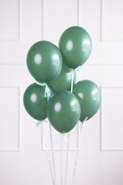 Ballons, Grün, Luftballons, Glänzend, Satz Ballons