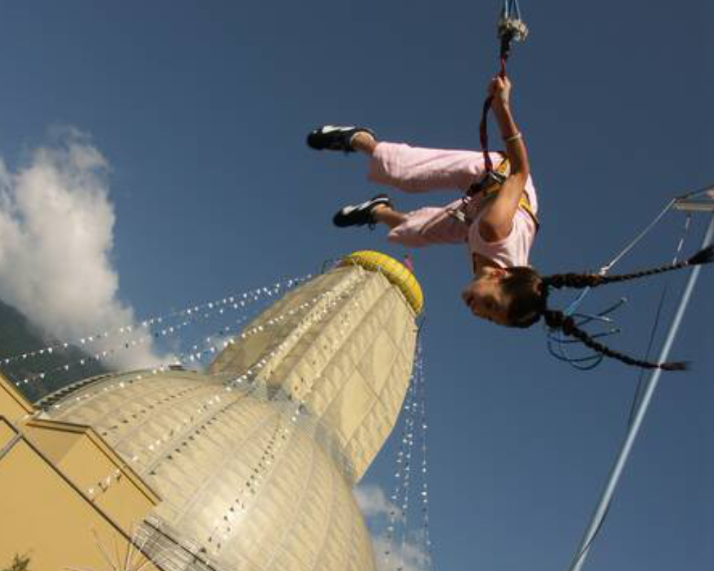kinderparty Bungee-Trampolin