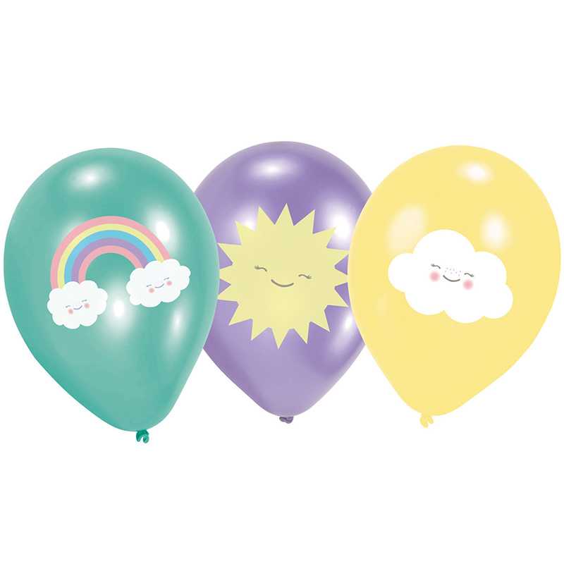Luftballons Sonnenschein, 6 Stk.