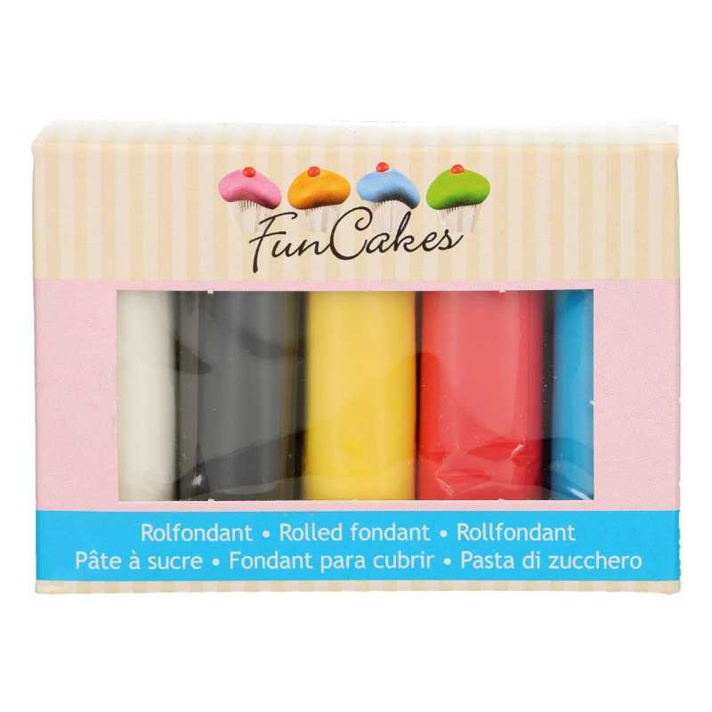 Funcakes Fondant Multipack Primärfarben