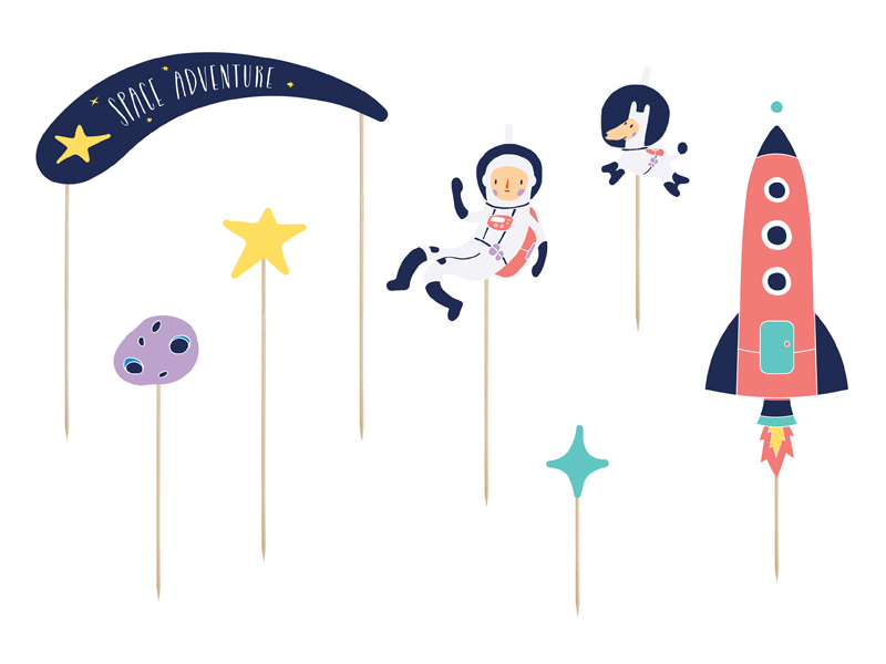 Space, Rakete, Astronaut, Sterne, Sterne/Universum