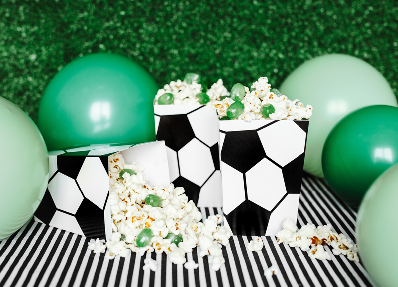 Ei, Essen, Luftballon, Fußball, Popcorn
