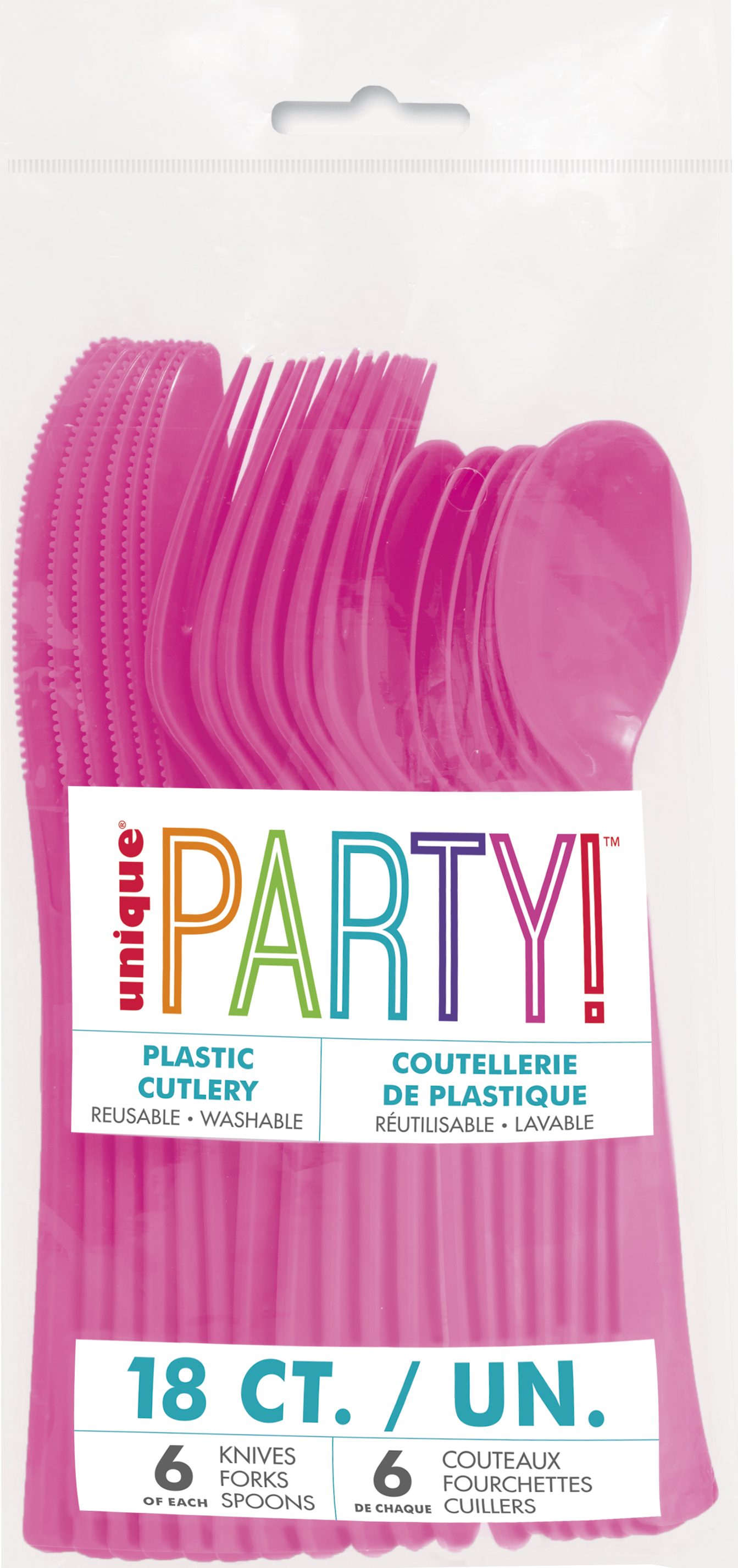 kinder, party, servier, plastecutlery, pink