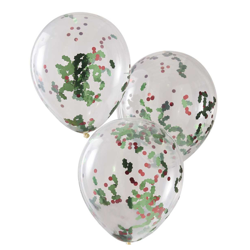 Kindergeburtstag-Konfettiballon_Weihnachten_5_Stk