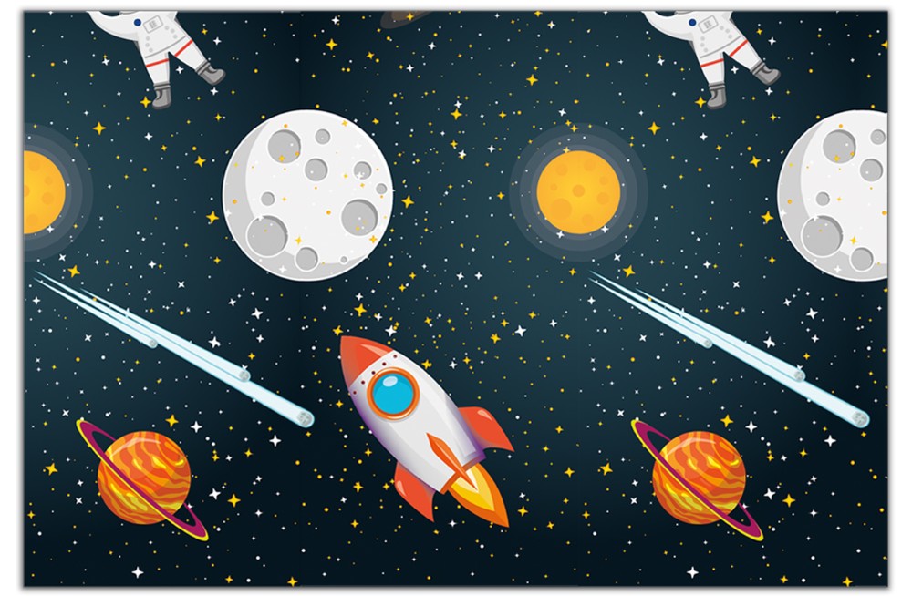 Tischdecke Rocket Space