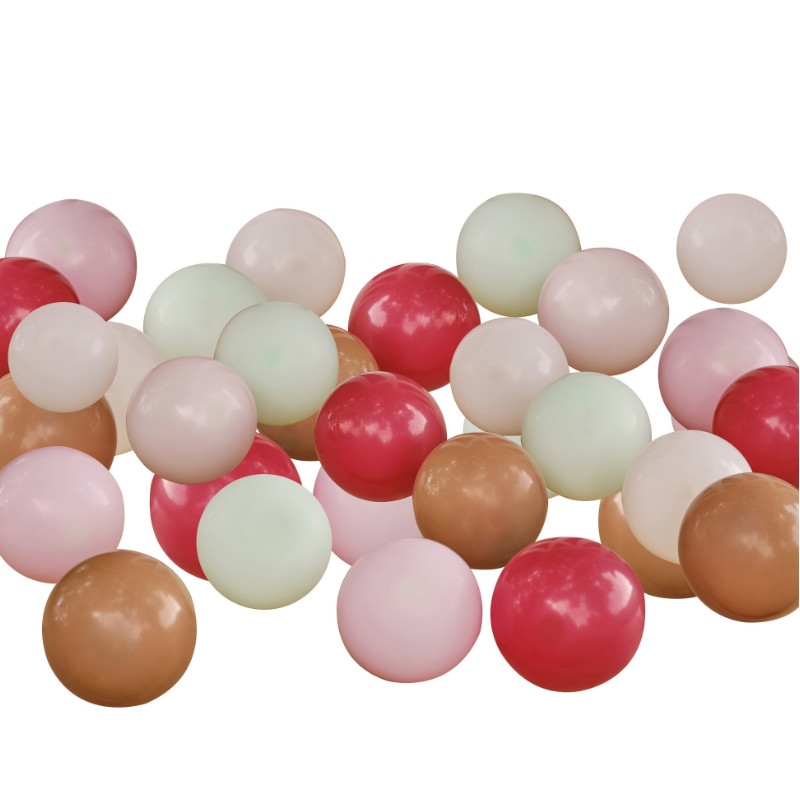Kindergeburtstag-Luftballons-Bauernhoffarben-1
