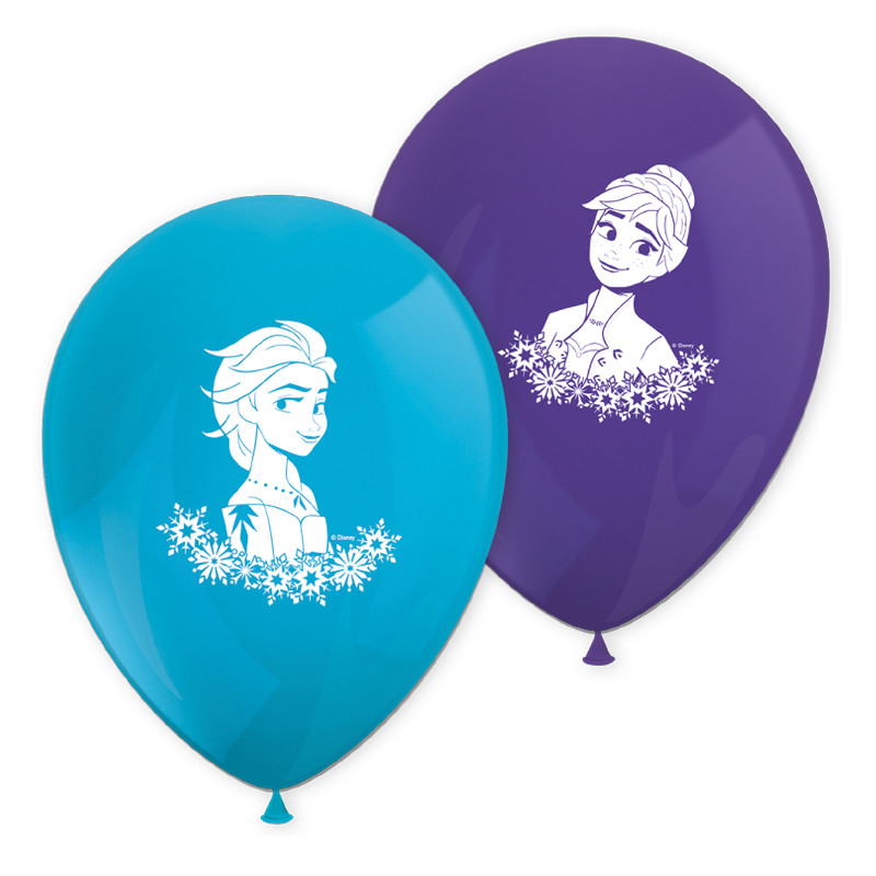 Luftballons Frozen Elsa und Anna, 8 Stk.