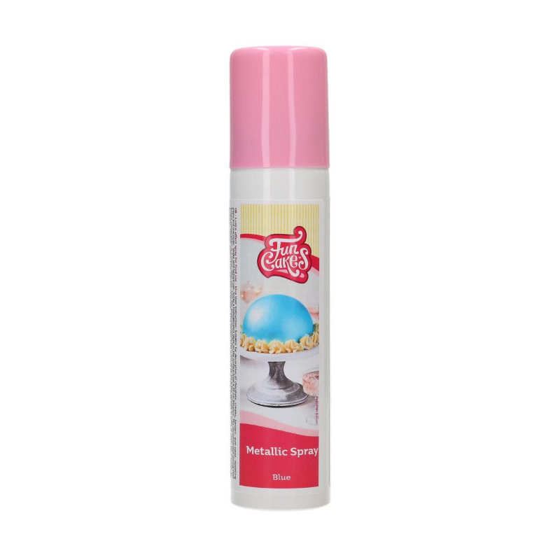 Kindergeburtstag-Funcakes-Spray-Blau