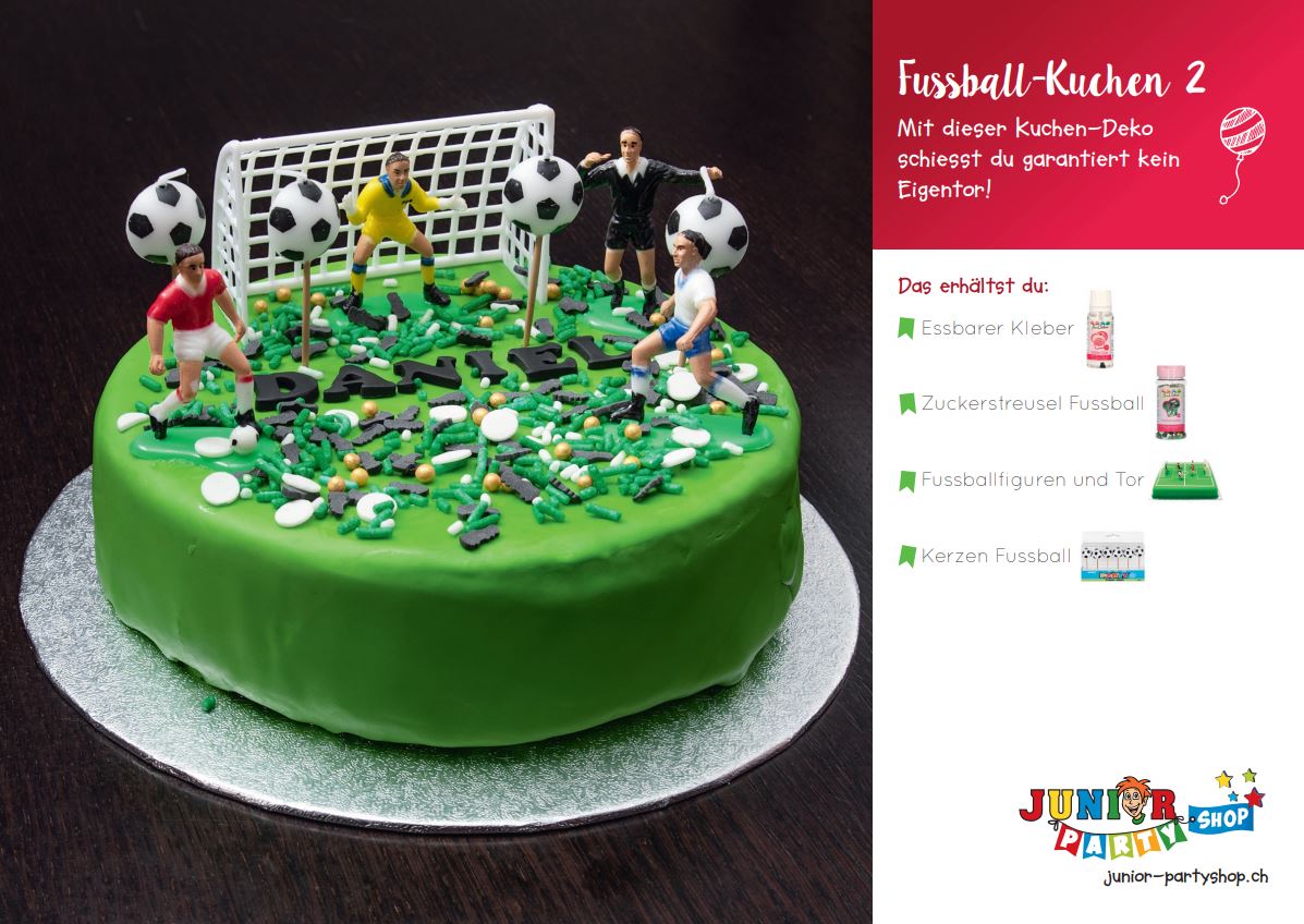 Anleitung Kuchen Fussball 2