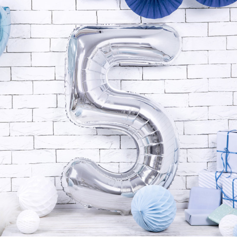 Kindergeburtstag-Folienballon_Zahl_5_Silber_1_Stk_1