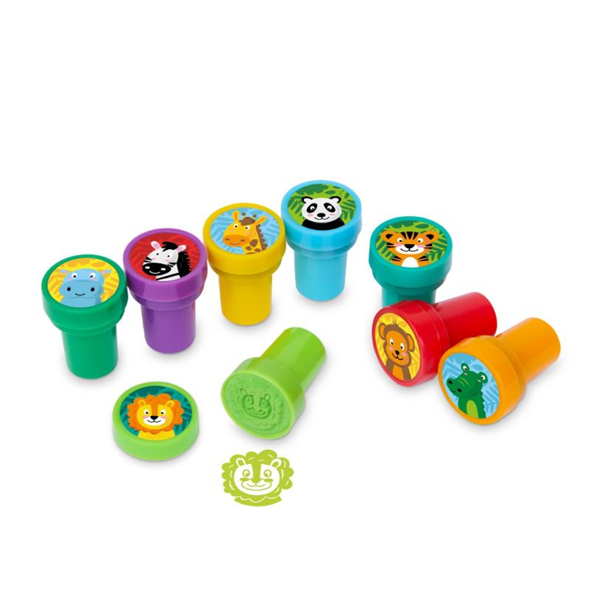 Spielstempel, Tiermotive, Kinderstempel, Stempelset, Bunt