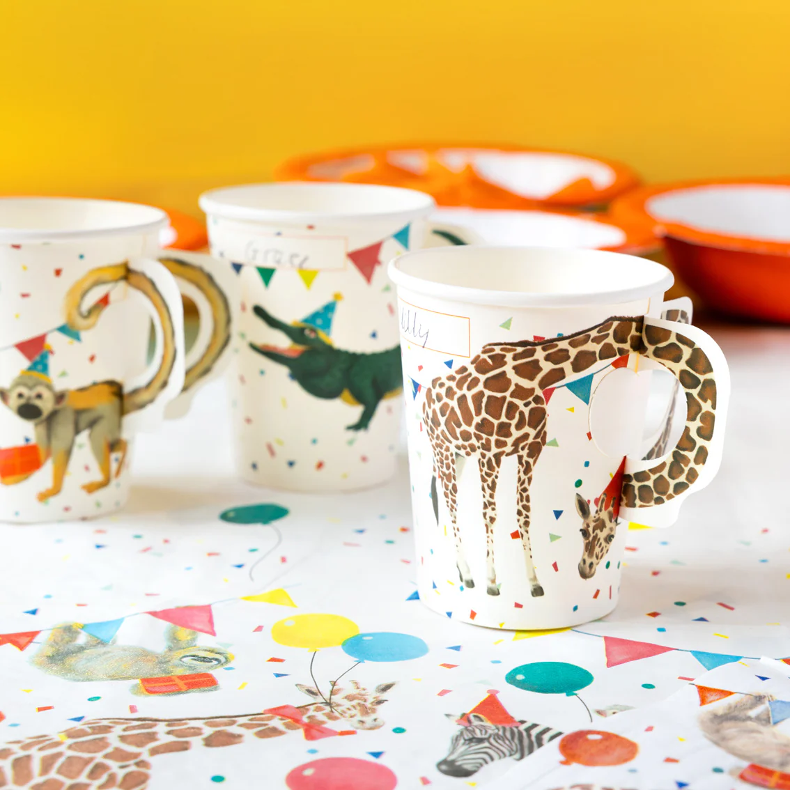 kinderparty SAFARI-CUP-01