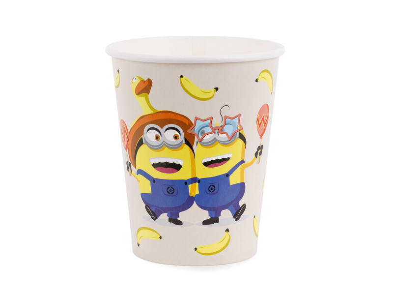 Partybecher Minions, 6 Stk.
- Pappbecher Kindergeburtstag - Einweggeschirr - Tischdeko - junior-partyshop.ch