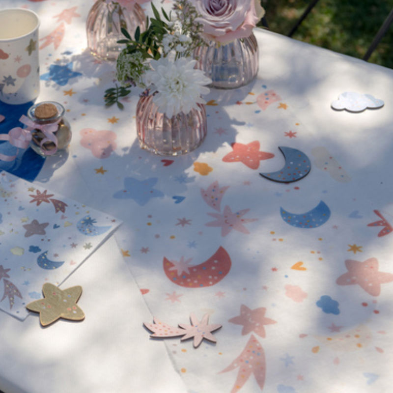 Kindergeburtstag-Tischlaufer-Sternenhimmel-2