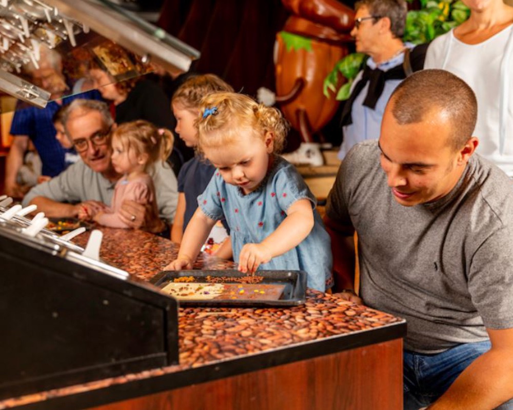 kinderparty Familien-im-Schokorundgang