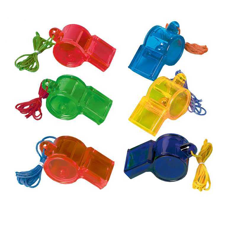 Trillerpfeifen Partypack, 12 Stk