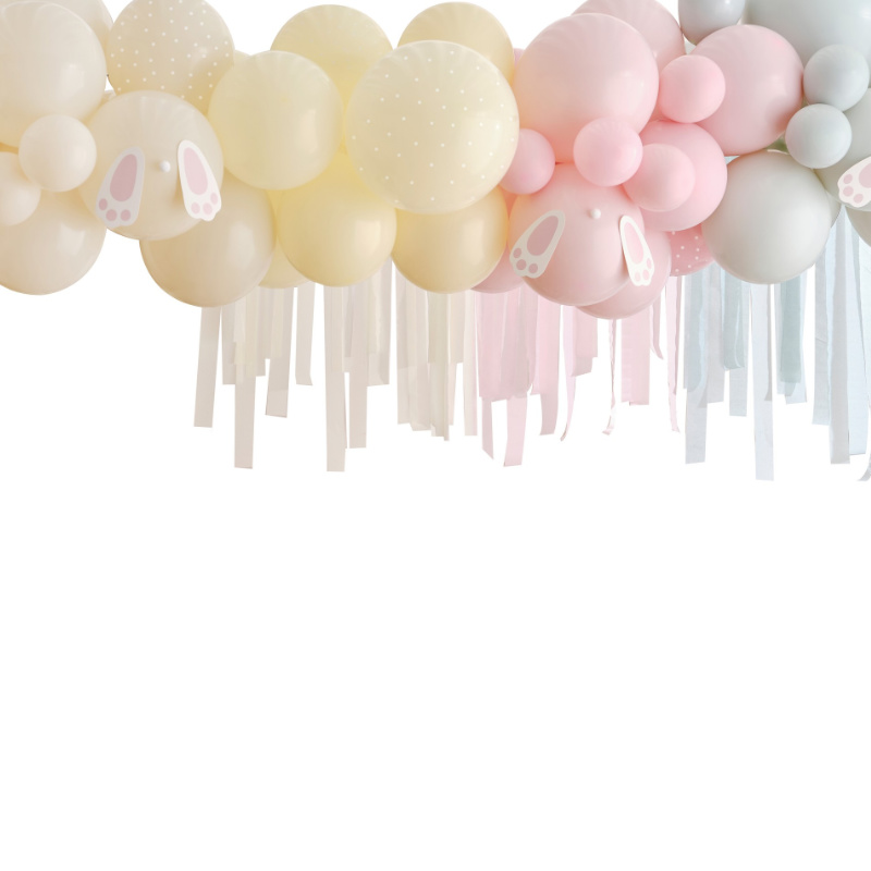 Kindergeburtstag-Ballonbogen-Ostern-1